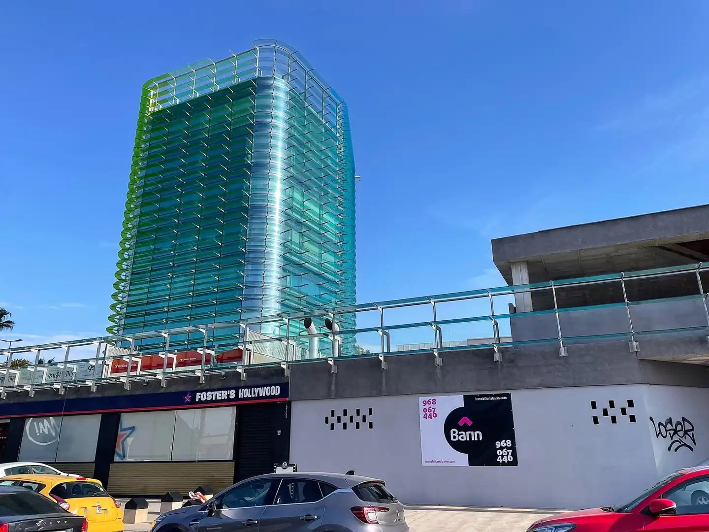 Vista exterior de Oficina de alquiler en Murcia con Aire acondicionado