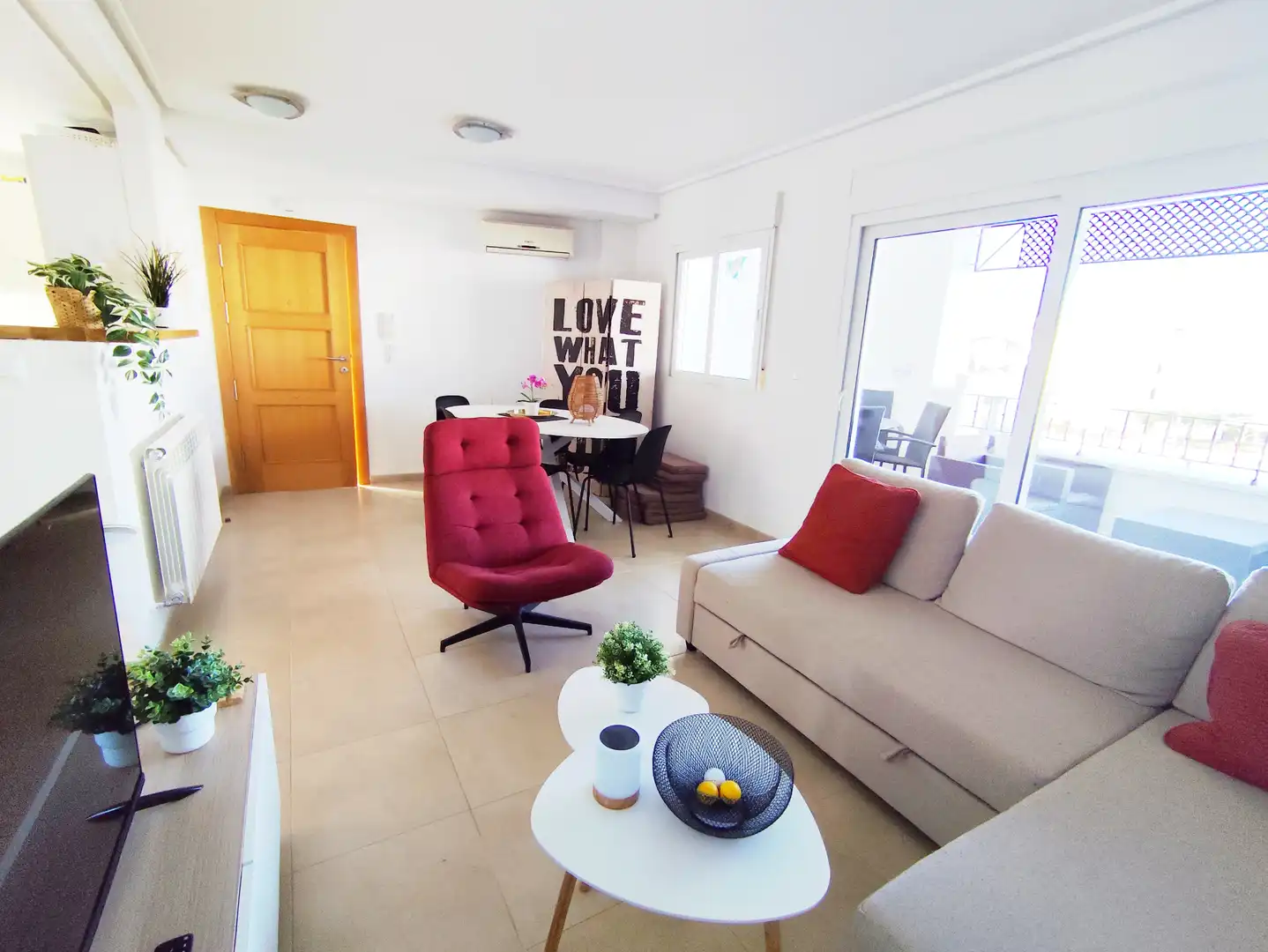 Sala d'estar de Apartament en venda en Torre-Pacheco amb Aire condicionat, Calefacció i Terrassa