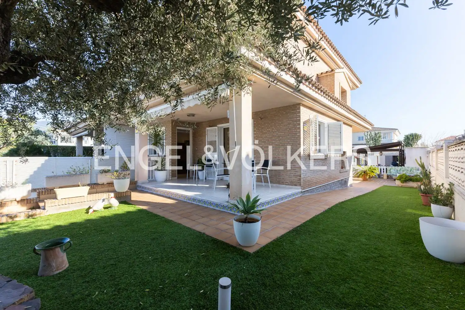 Terraza de Casa o chalet de alquiler en Benicasim / Benicàssim con Aire acondicionado, Calefacción y Jardín privado