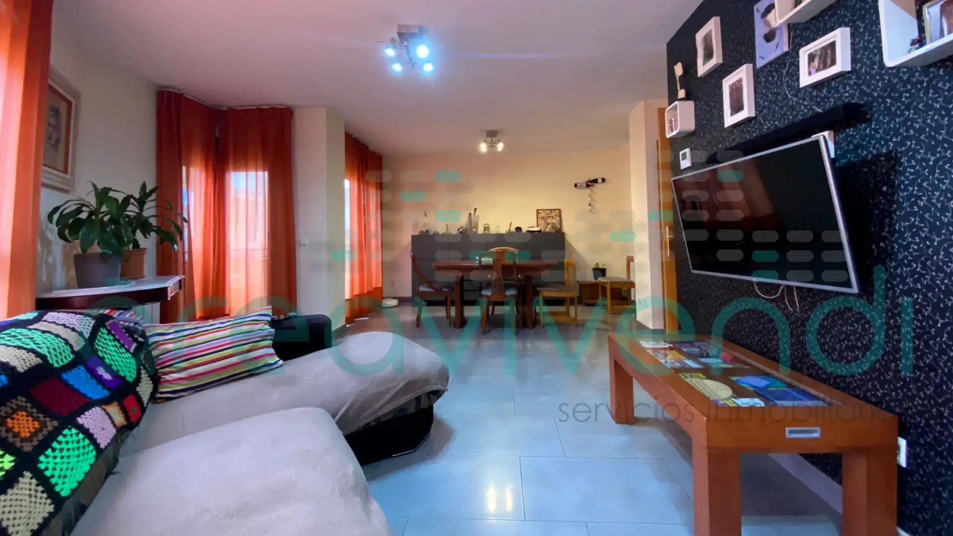 Living room of Flat for sale in Castellón de la Plana / Castelló de la Plana  with Air Conditioner and Balcony