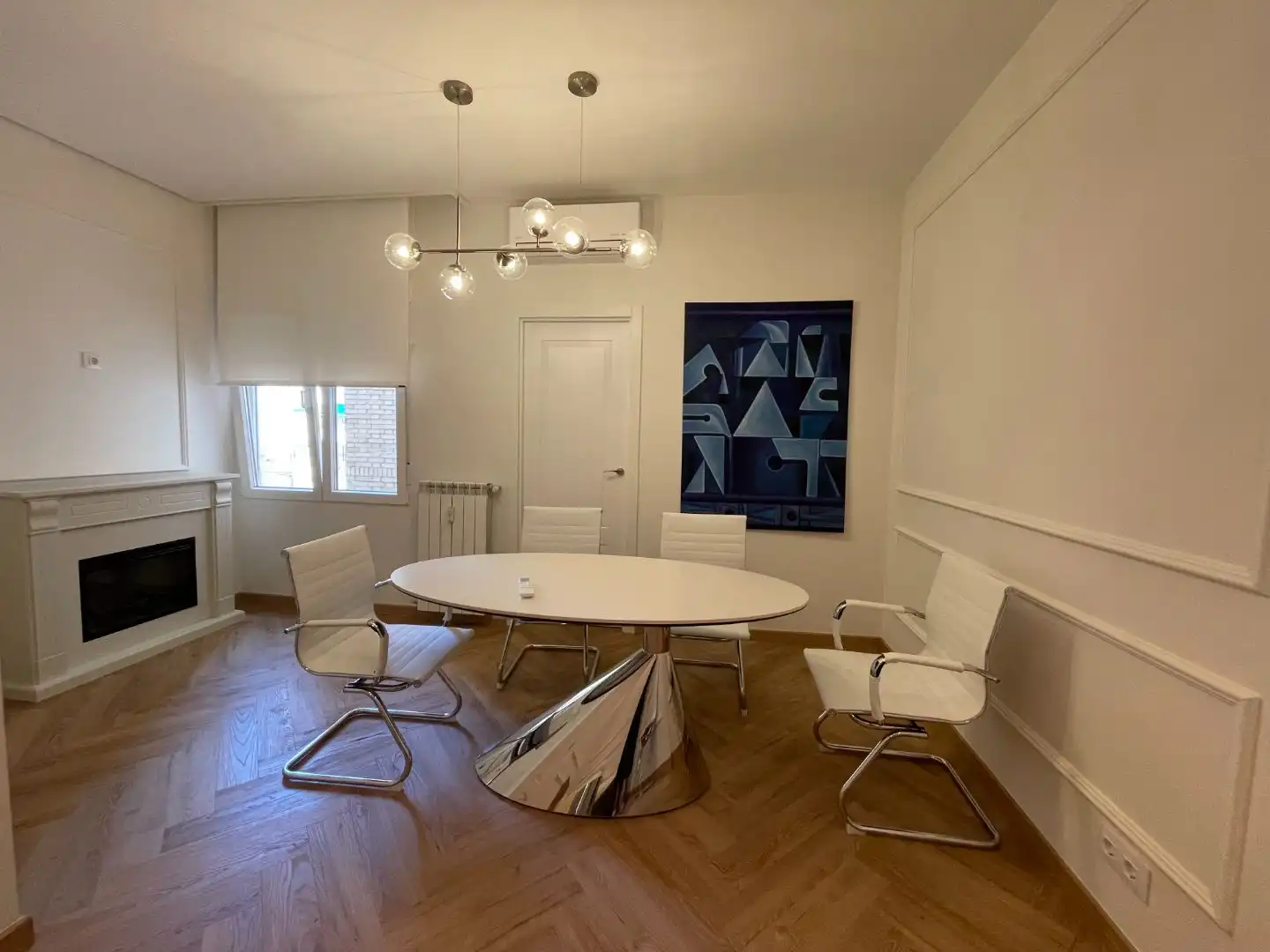Dining room of Office for rent in Madrid  with Air Conditioner, Heating and Furnished