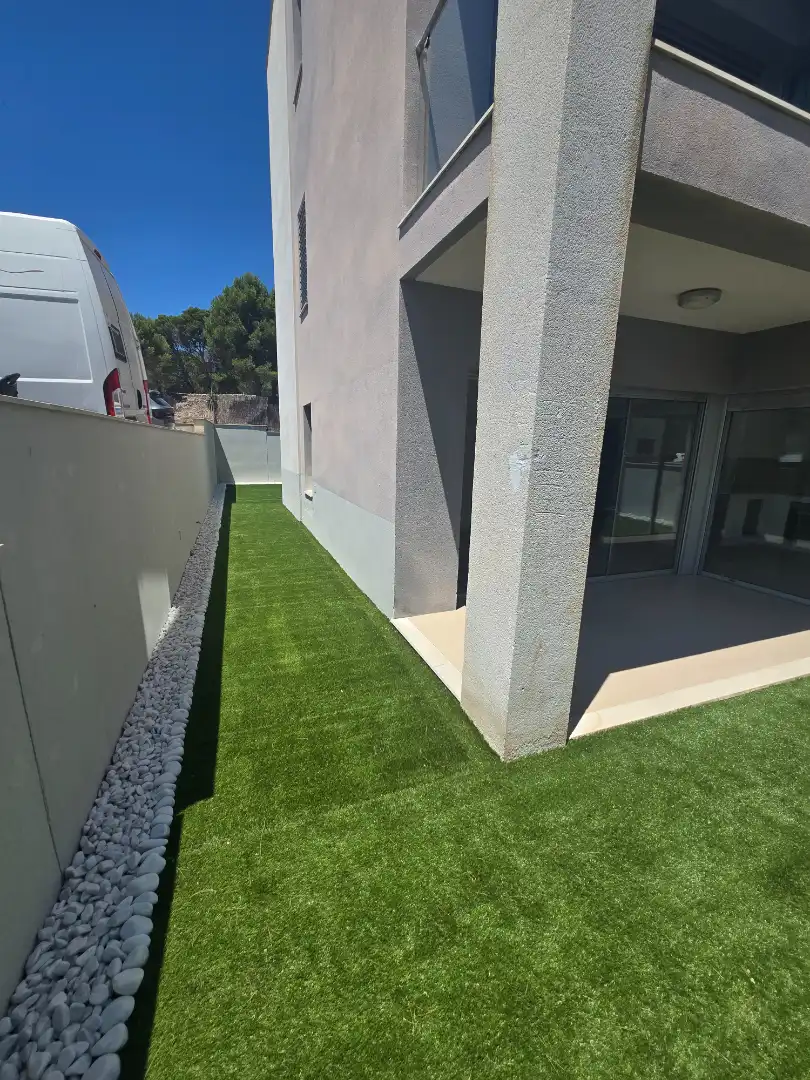 Terrasse von Wohnung zum Verkauf in Vandellòs i l'Hospitalet de l'Infant mit Klimaanlage, Heizung und Privatgarten