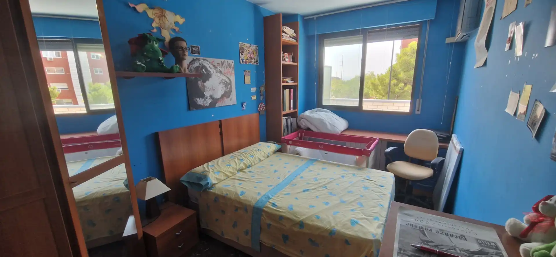 Bedroom of Detached homes for sale in Zaragoza  with Air Conditioner, Heating and Private garden