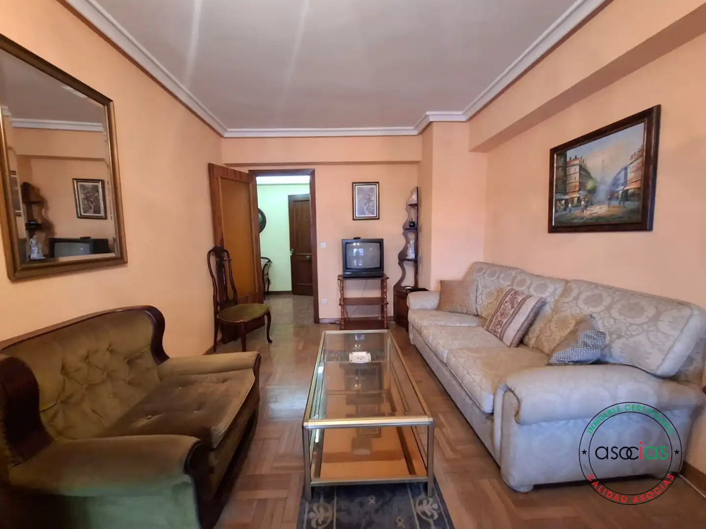 Sala d'estar de Pis en venda en Sur
