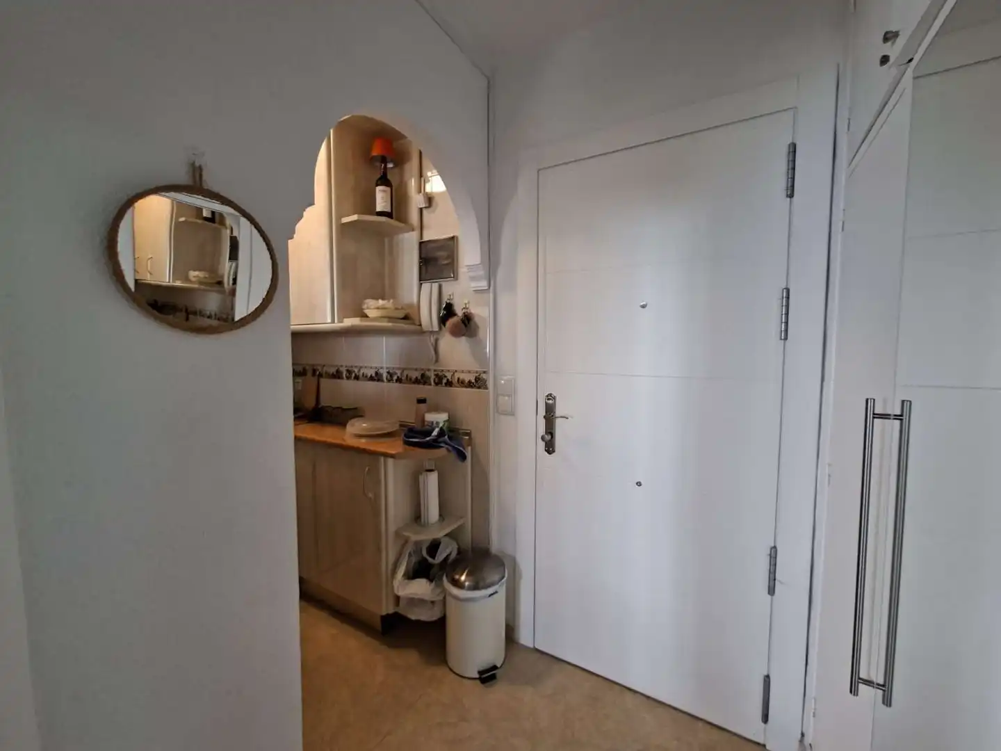 Kitchen of Study for rent in Algarrobo  with Air Conditioner, Swimming Pool and Furnished