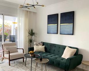 Living room of Planta baja to rent in Marbella  with Air Conditioner, Private garden and Terrace