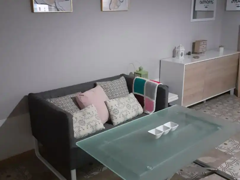 Sala d'estar de Planta baixa en venda en Zorita amb Jardí privat i Moblat