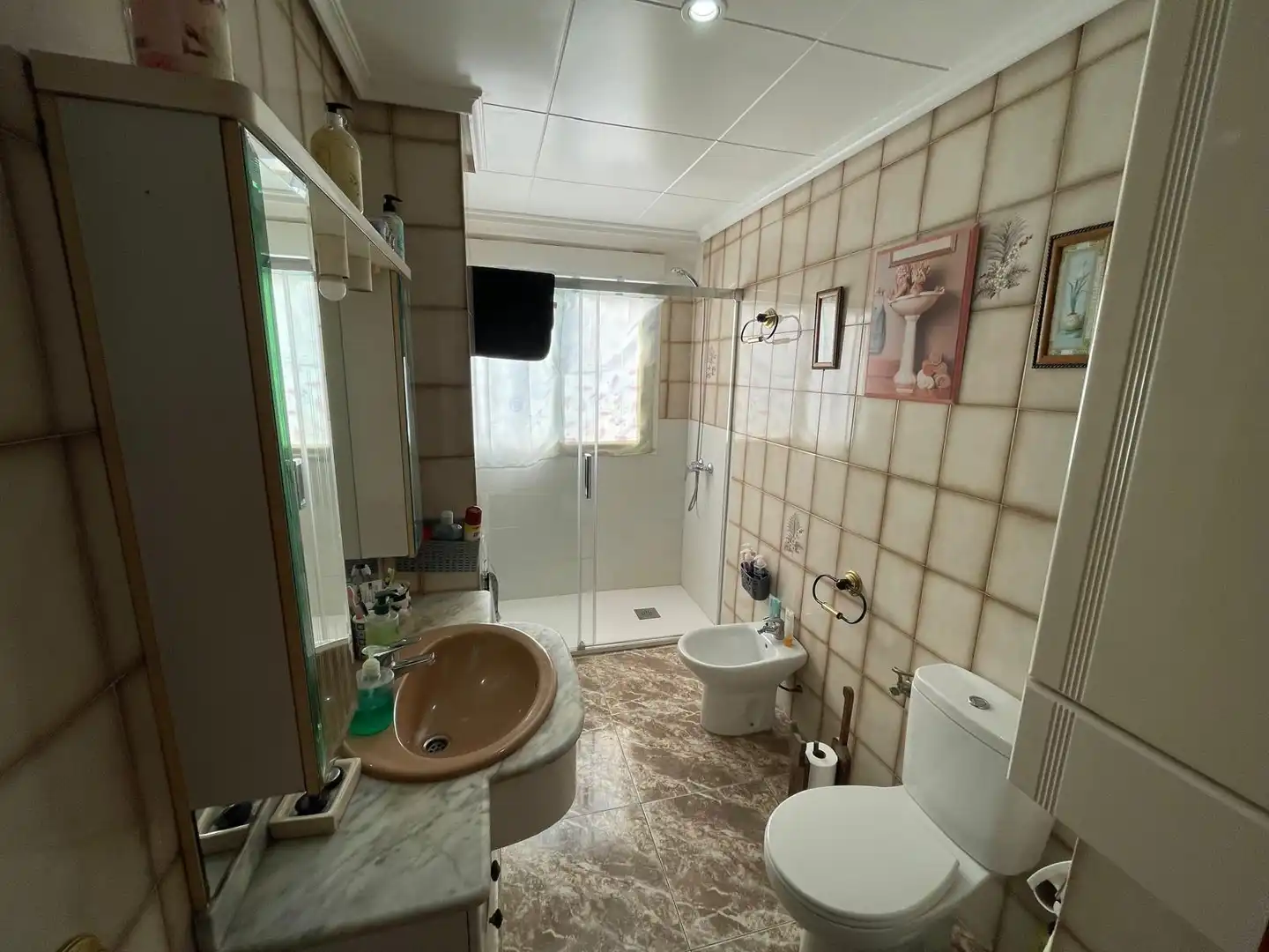 Bathroom of Flat for sale in Águilas  with Air Conditioner, Furnished and Balcony