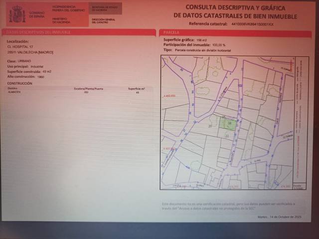 Local comercial en Venta en Calle Hospital, 17 en Valdilecha