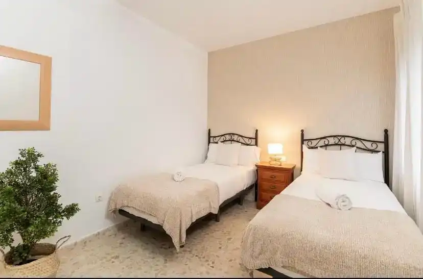 Bedroom of Flat for rent in Torremolinos  with Air Conditioner, Furnished and Balcony