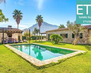 Jardí de Casa o xalet en venda en Pollença amb Aire condicionat, Terrassa i Piscina