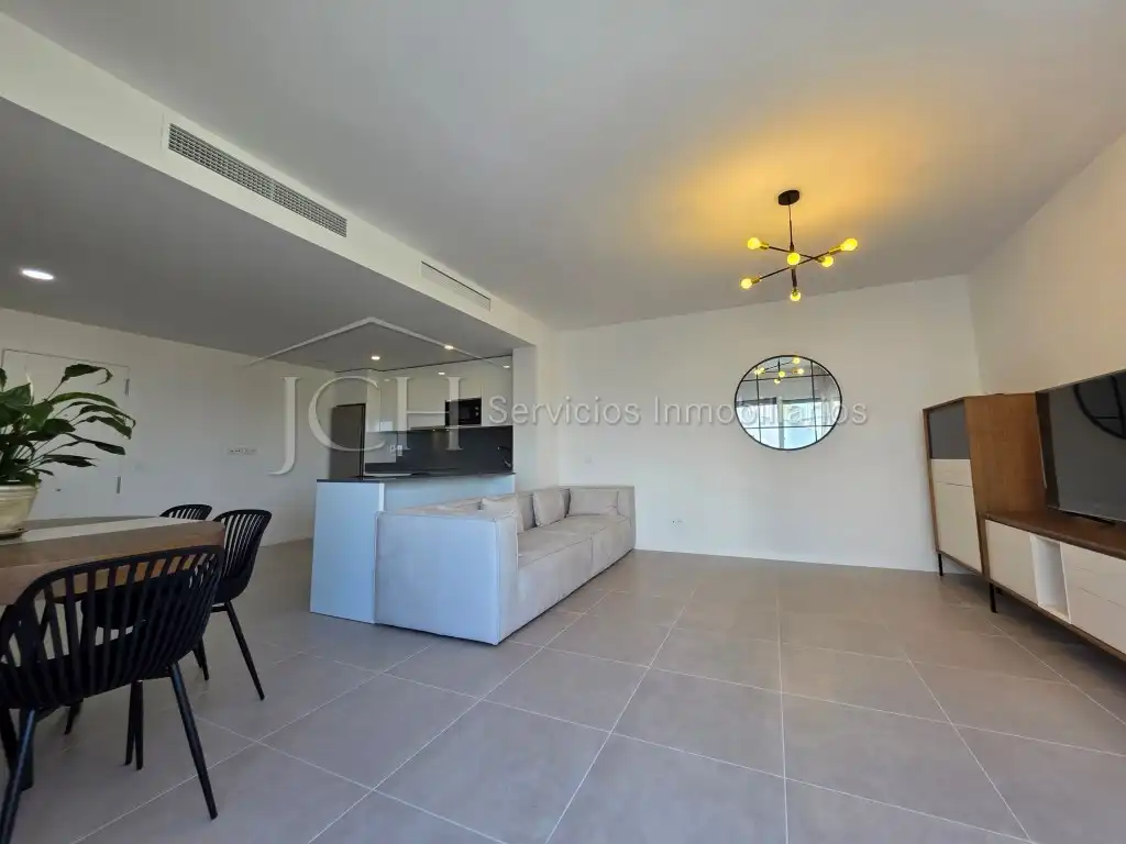 Sala de estar de Ático de alquiler en Estepona con Amueblado