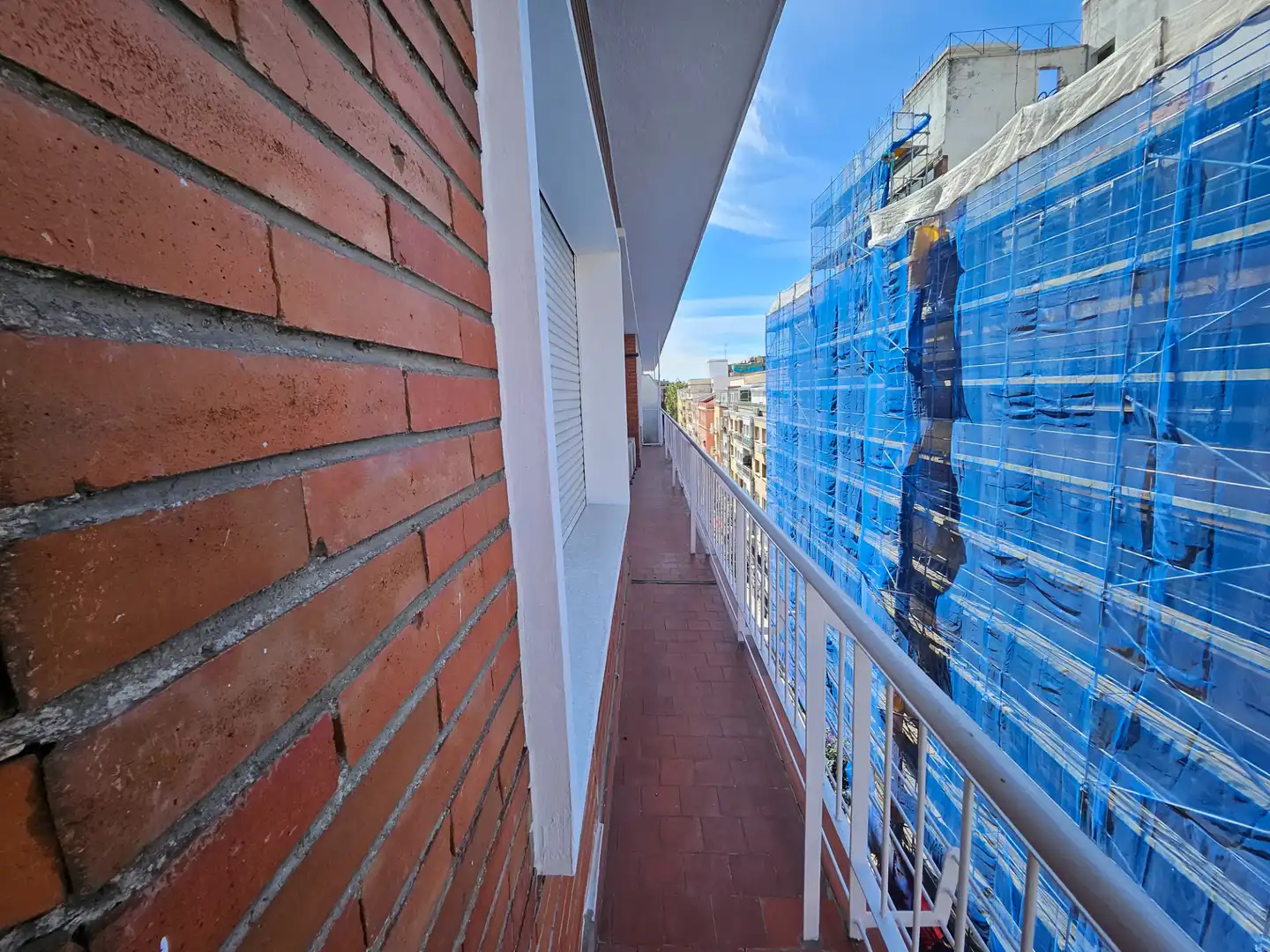 Balcony of Flat for rent in Madrid  with Air Conditioner, Heating and Furnished