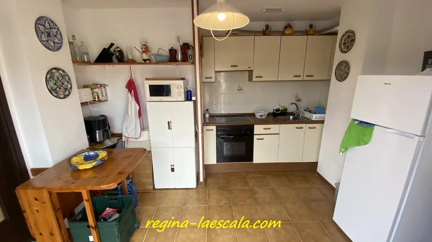 Küche von Dachboden zum Verkauf in L'Escala mit Terrasse, Möbliert und Mikrowelle