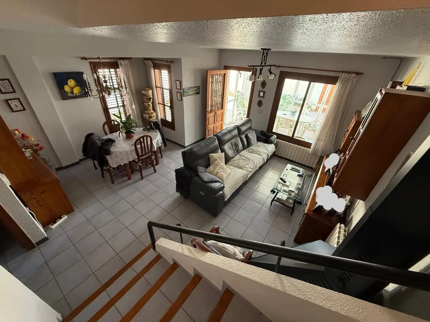 Sala de estar de Casa adosada en venta en Sagunto / Sagunt