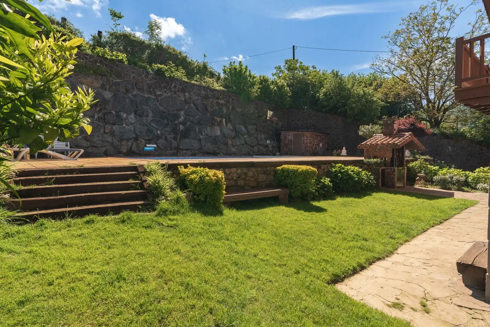 Terraza de Casa o chalet en venta en Elduain con Calefacción, Trastero y Amueblado