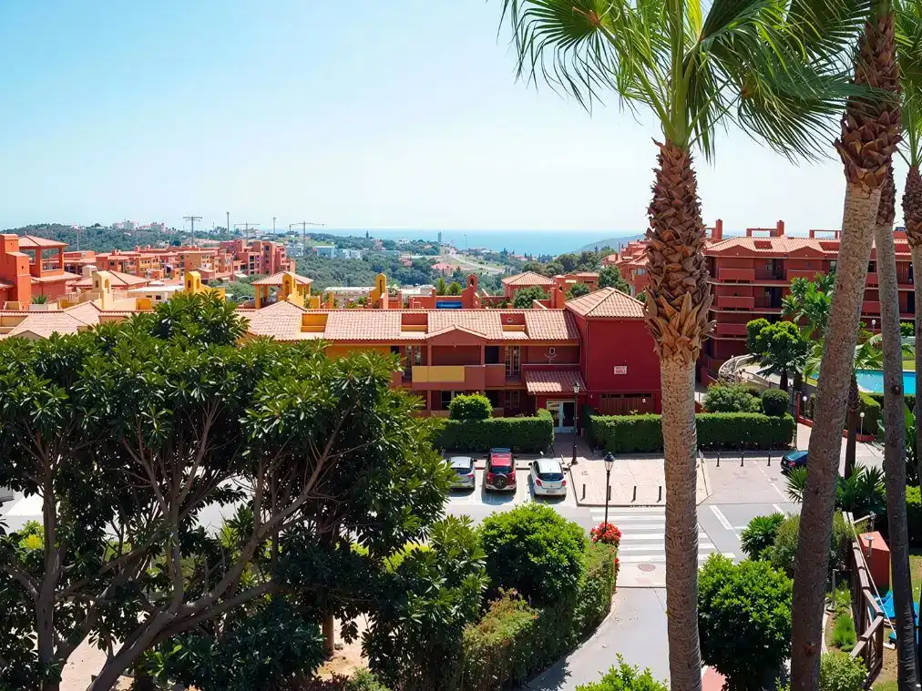 Vista exterior de Pis de lloguer en Marbella amb Aire condicionat, Piscina i Balcó