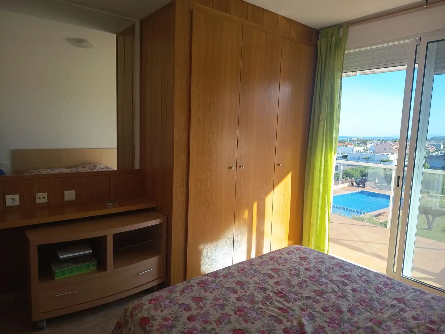 Schlafzimmer von Wohnungen zur Miete in Alcanar mit Klimaanlage, Heizung und Terrasse