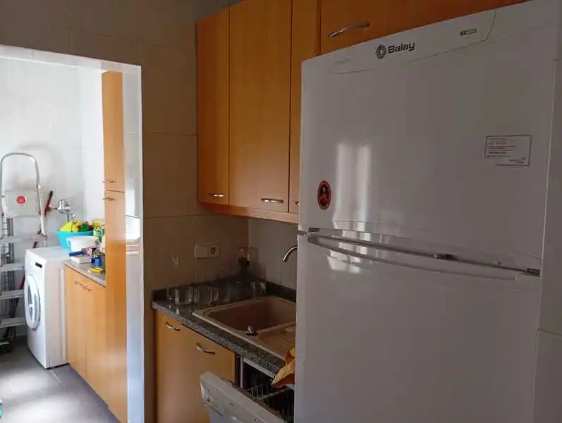 Cocina de Piso de alquiler en Madrid con Aire acondicionado, Calefacción y Terraza