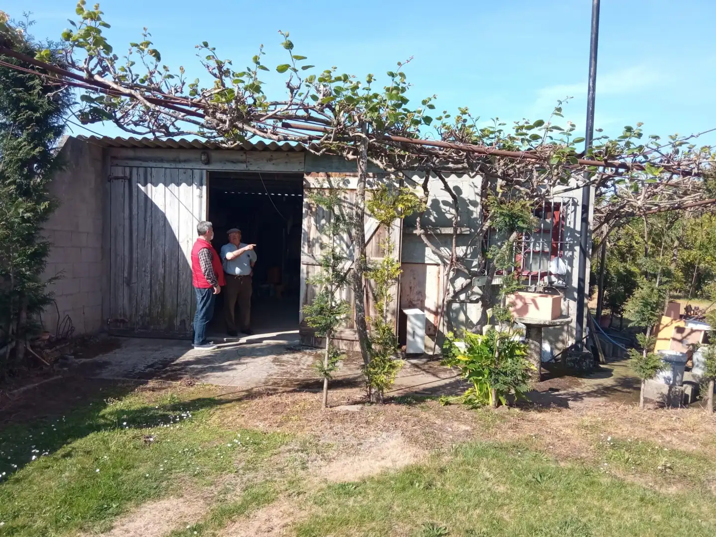 Vista exterior de Casa o chalet en venta en Ponteceso con Calefacción, Jardín privado y Parquet