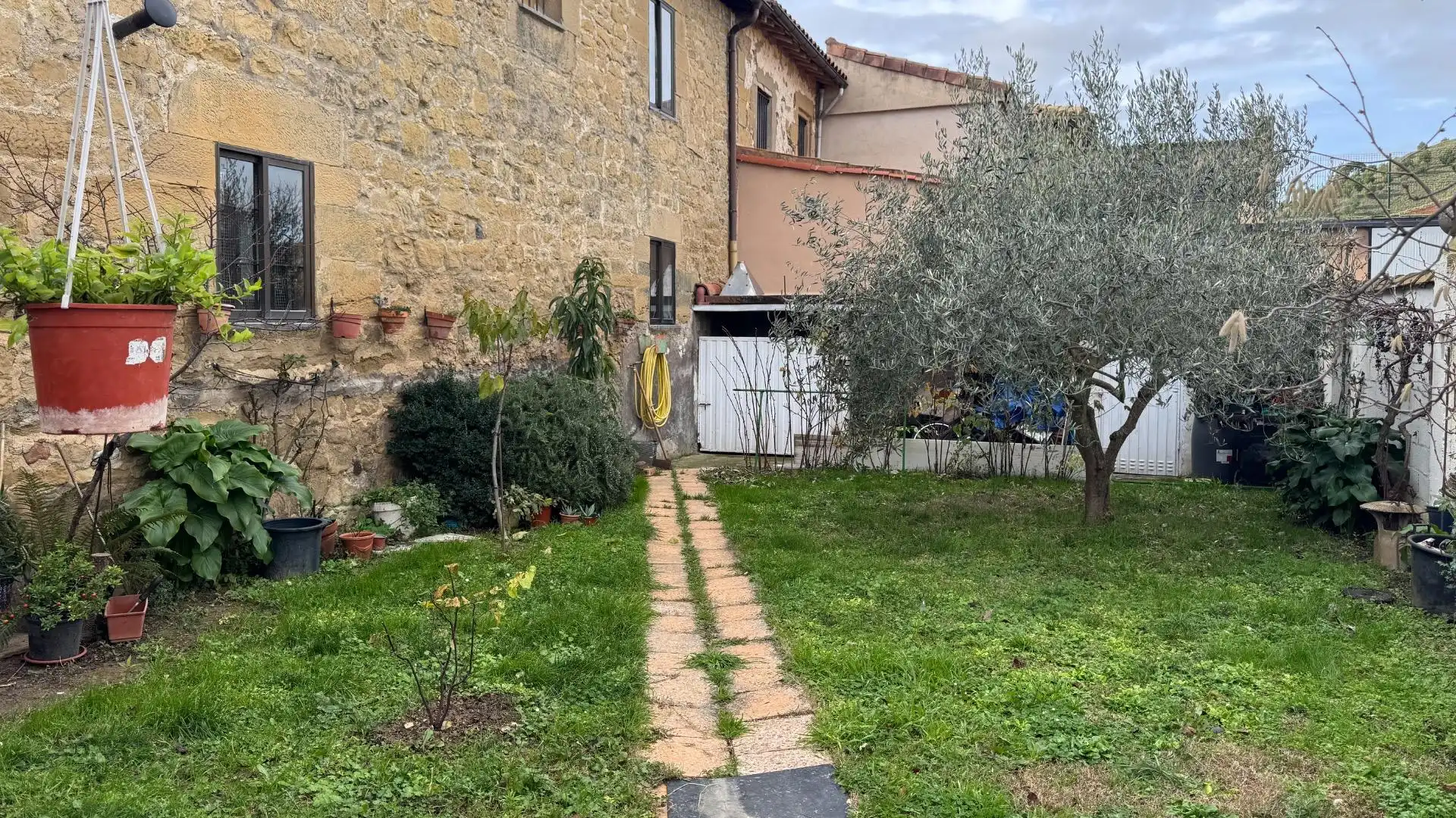 Jardín de Finca rústica en venta en Baños de Rioja con Calefacción, Jardín privado y Terraza