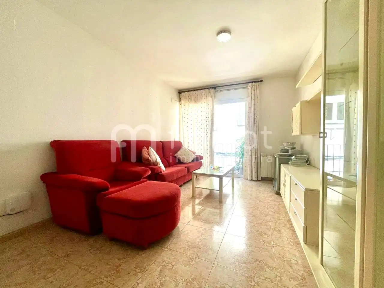 Sala de estar de Piso en venta en Blanes con Calefacción, Amueblado y Balcón
