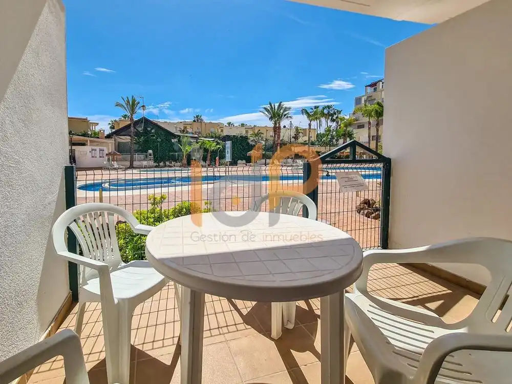 Terrasse von Wohnungen zum Verkauf in Vera mit Klimaanlage, Terrasse und Gemeinschaftspool