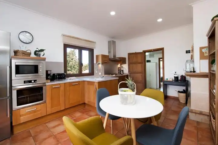 Cuina de Finca rústica en venda en Felanitx amb Aire condicionat, Jardí privat i Terrassa