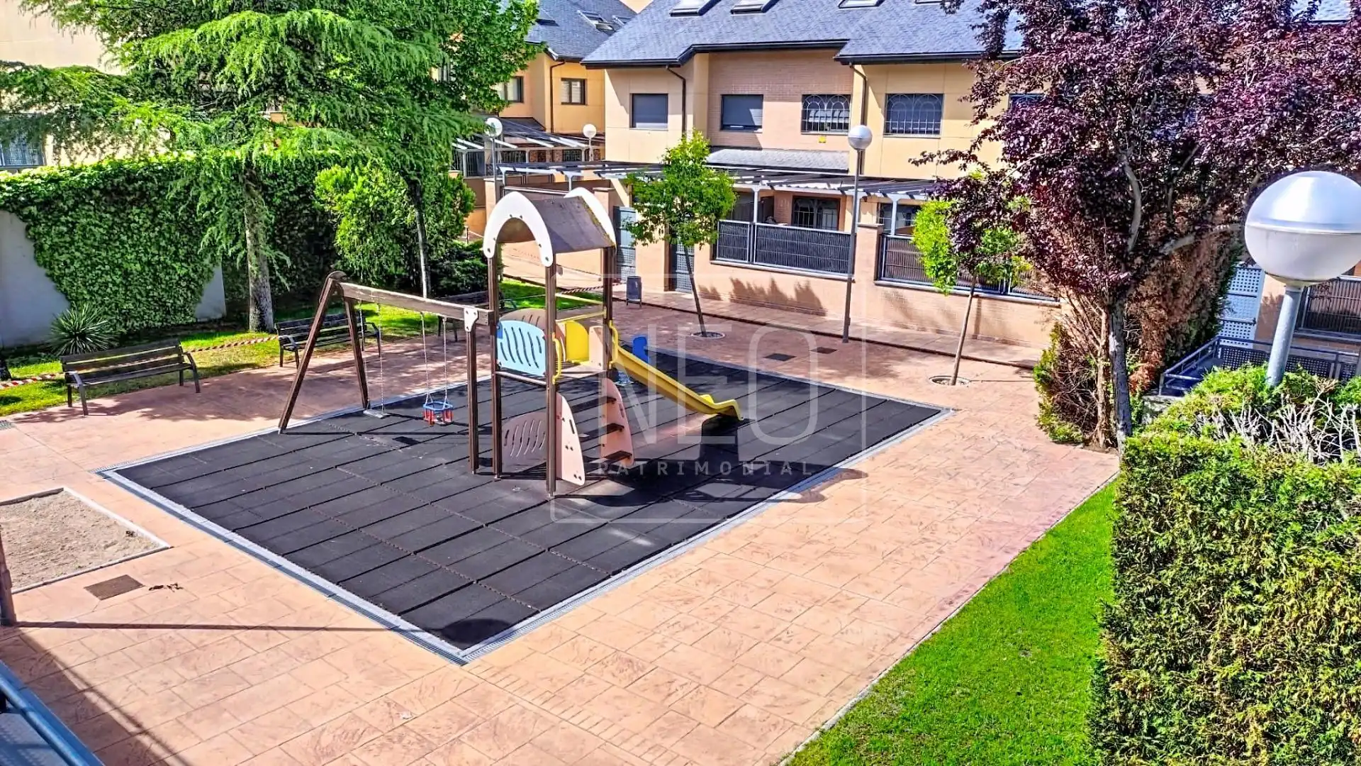 Terrace of Detached homes for sale in Rivas-Vaciamadrid  with Air Conditioner, Heating and Private garden