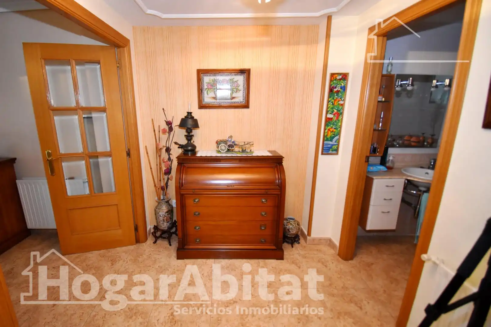 Dormitori de Casa adosada en venda en Vila-real amb Aire condicionat, Calefacció i Terrassa