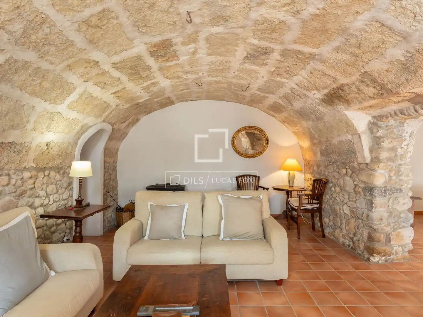Sala de estar de Finca rústica en venta en Cabanelles con Calefacción, Jardín privado y Trastero