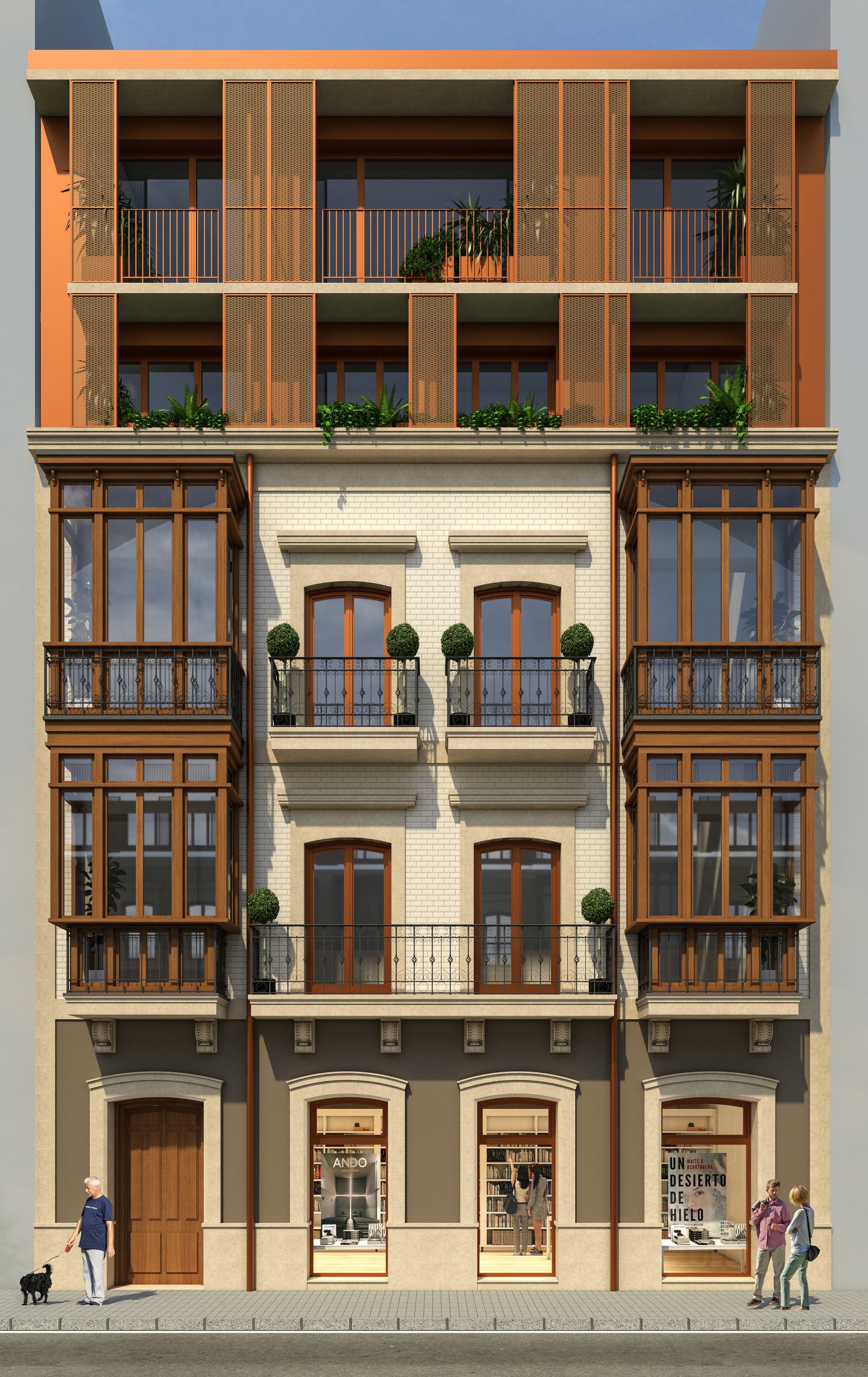 Exterior view of Flat for sale in Gijón   with Heating and Balcony