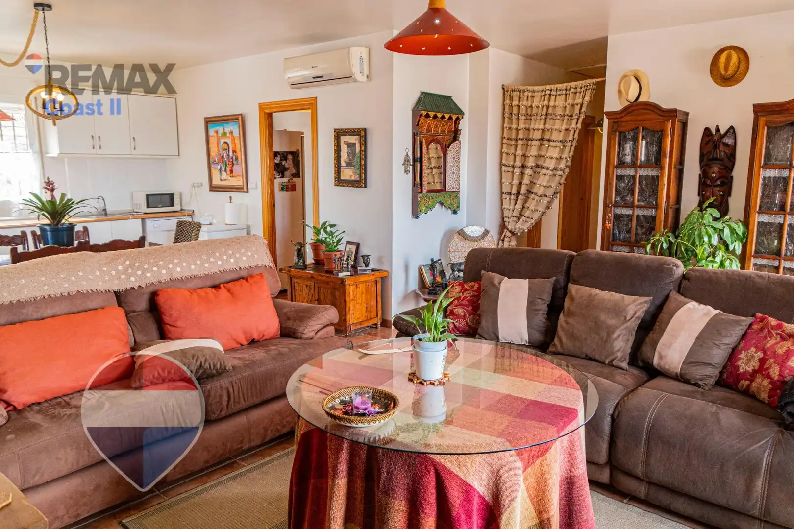 Sala de estar de Casa o chalet en venta en Moraleda de Zafayona con Aire acondicionado, Calefacción y Jardín privado