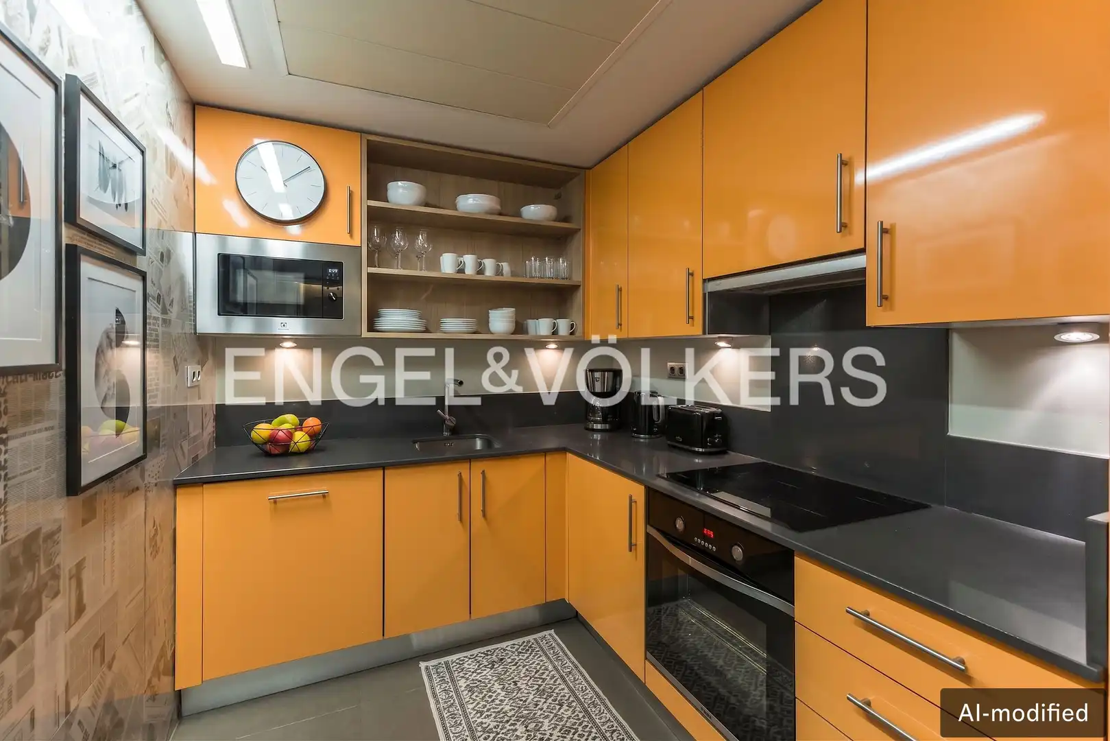 Kitchen of Flat for rent in Madrid  with Heating