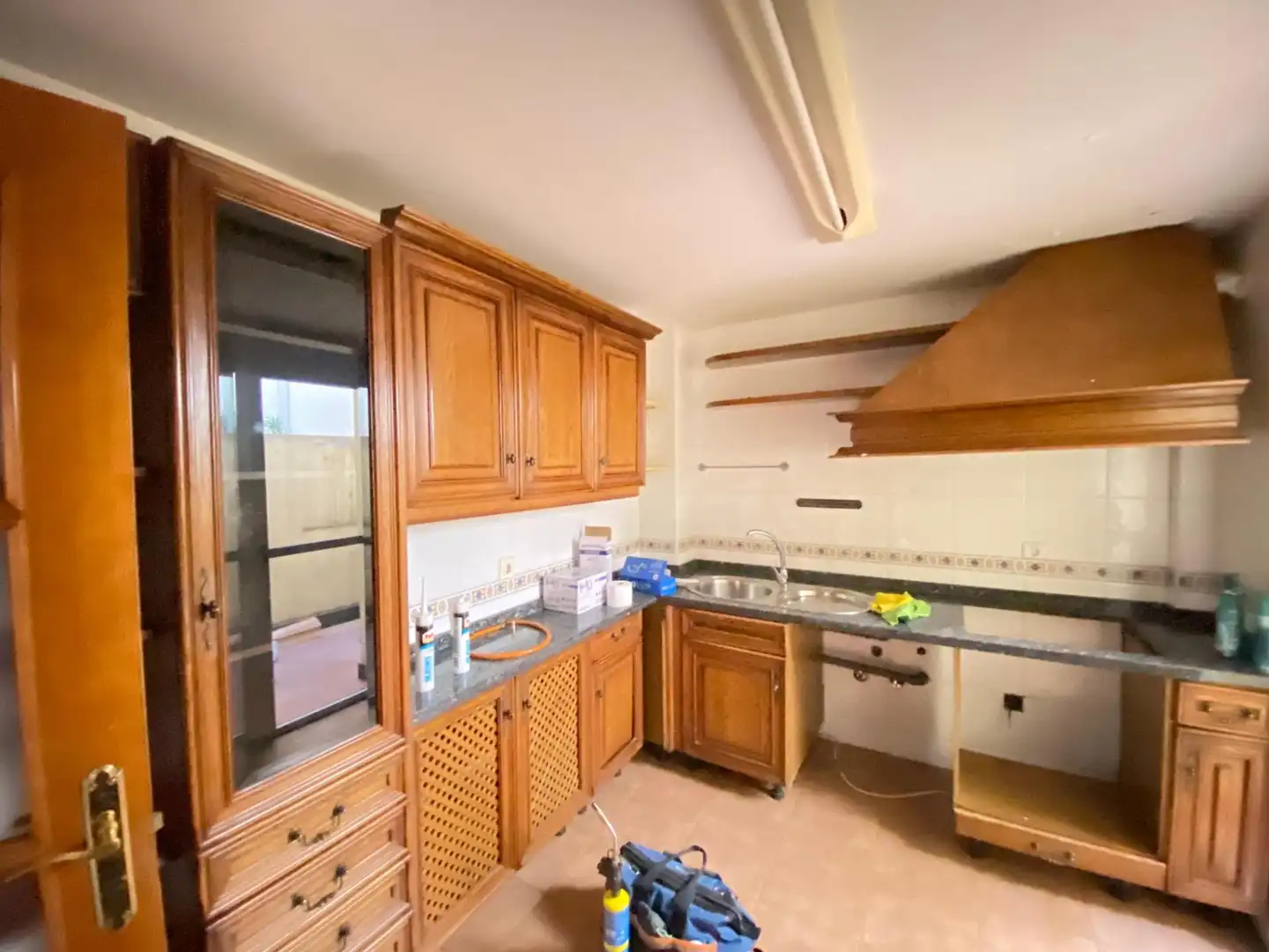 Cocina de Casa adosada de alquiler en Huétor Vega con Aire acondicionado, Calefacción y Terraza