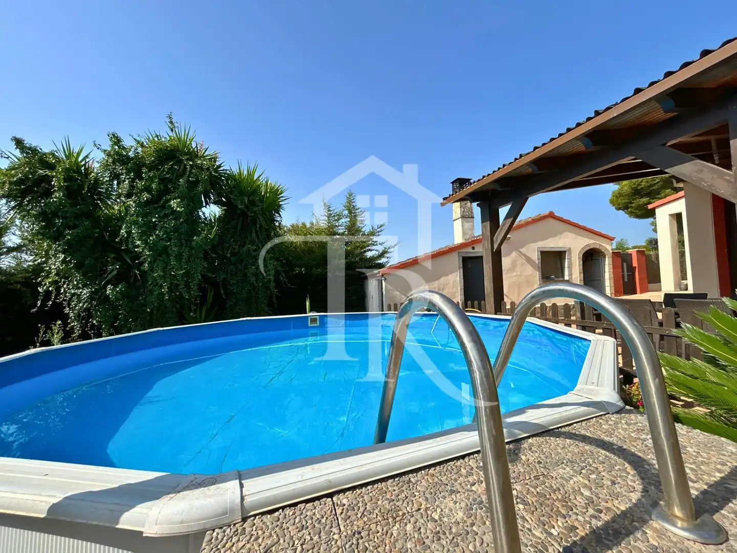 Piscina de Casa o xalet en venda en Cabra del Camp amb Aire condicionat, Parquet i Piscina