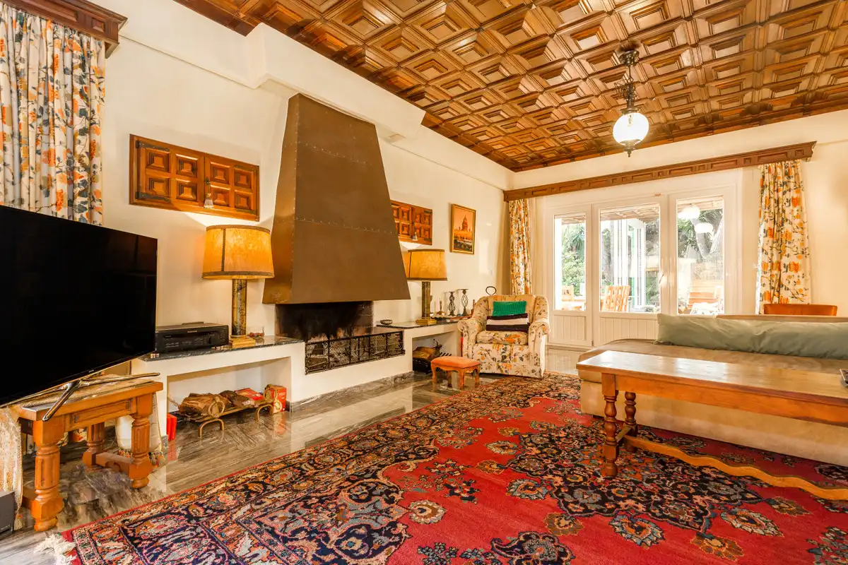 Sala de estar de Casa adosada en venta en Marbella con Aire acondicionado