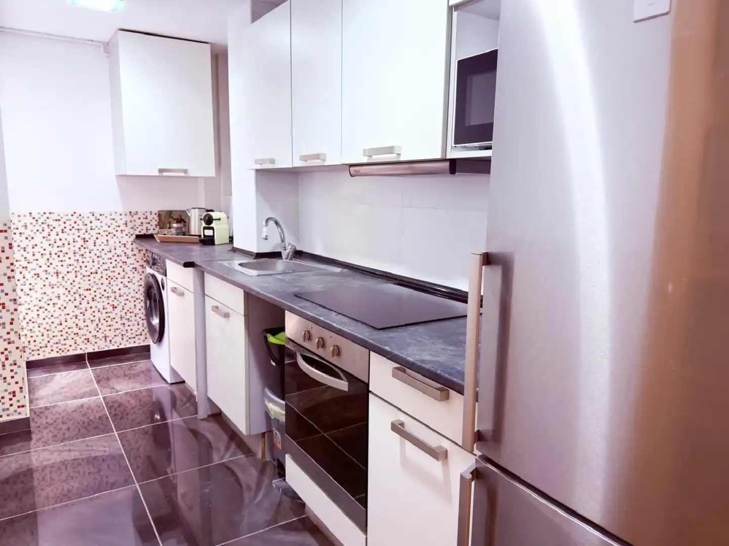 Cuina de Pis de lloguer en Valencia amb Aire condicionat, Calefacció i Parquet