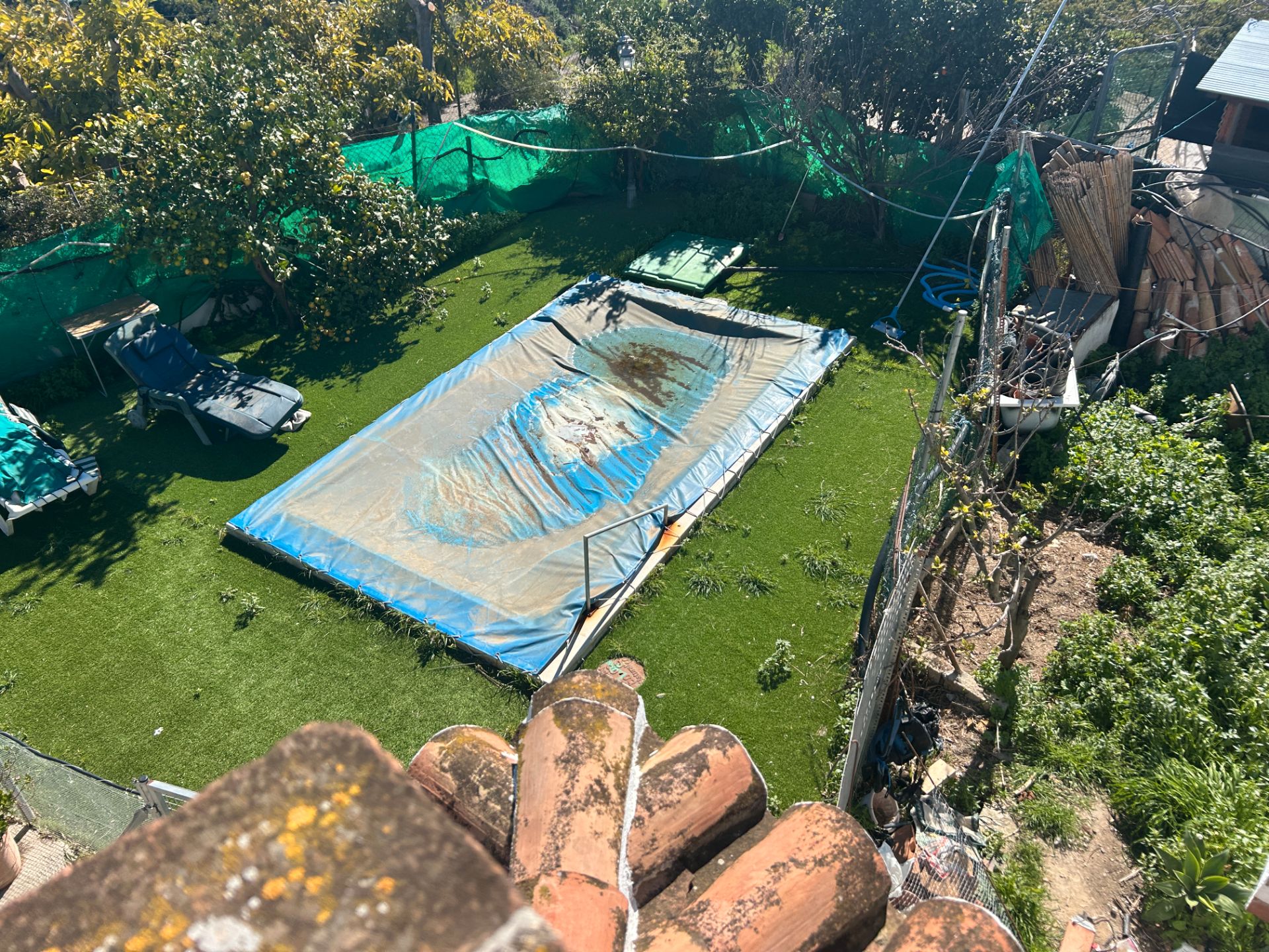 Piscina de Finca rústica de alquiler en Vélez-Málaga con Aire acondicionado, Calefacción y Jardín privado