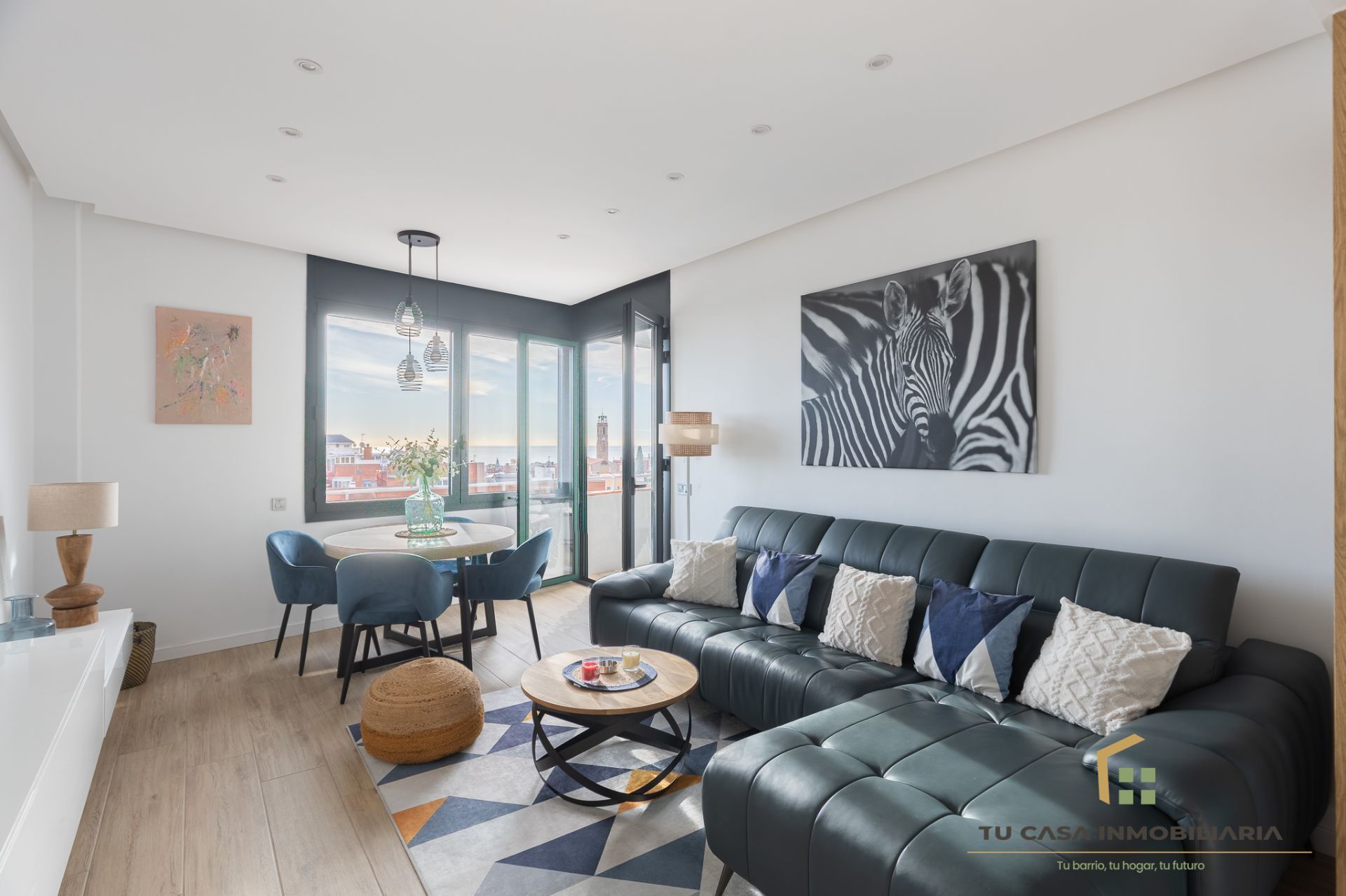 Living room of Flat for sale in Badalona  with Air Conditioner and Heating