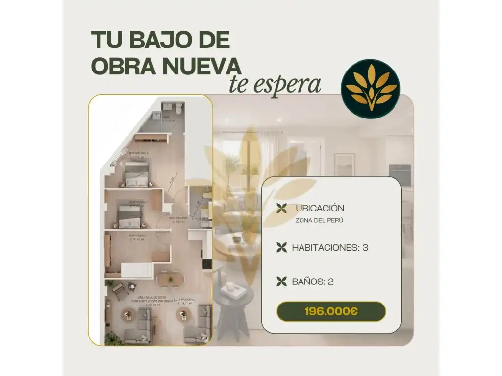Planta baja en venta en Cáceres