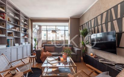 Living room of Apartment to rent in  Madrid Capital  with Air Conditioner