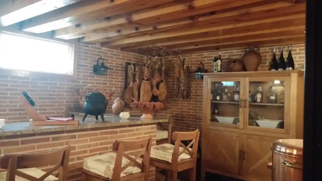 Cocina de Casa o chalet en venta en Villanueva de Perales con Aire acondicionado, Calefacción y Jardín privado