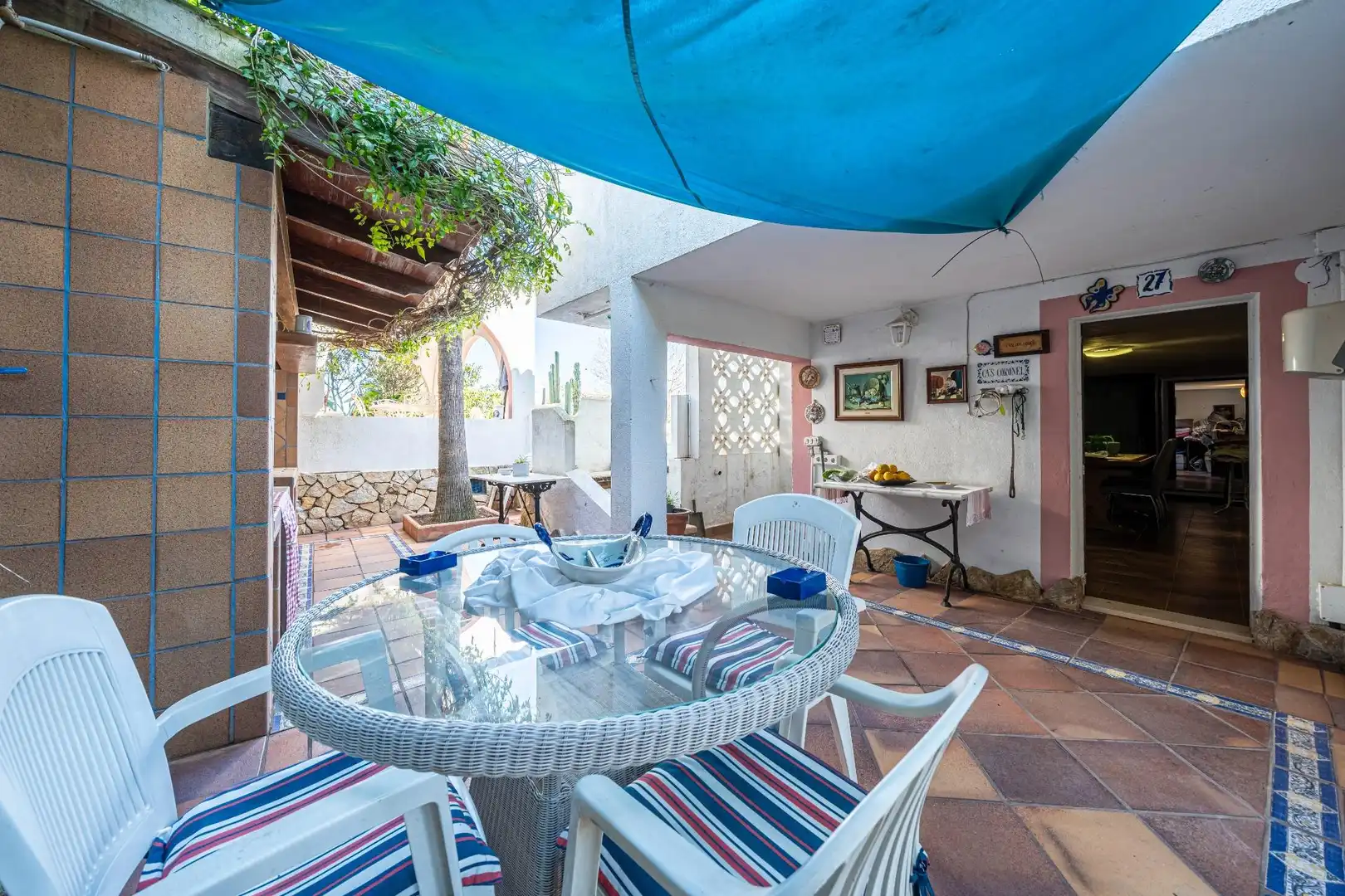 Garden of Houses for sale in Llucmajor  with Air Conditioner, Heating and Private garden