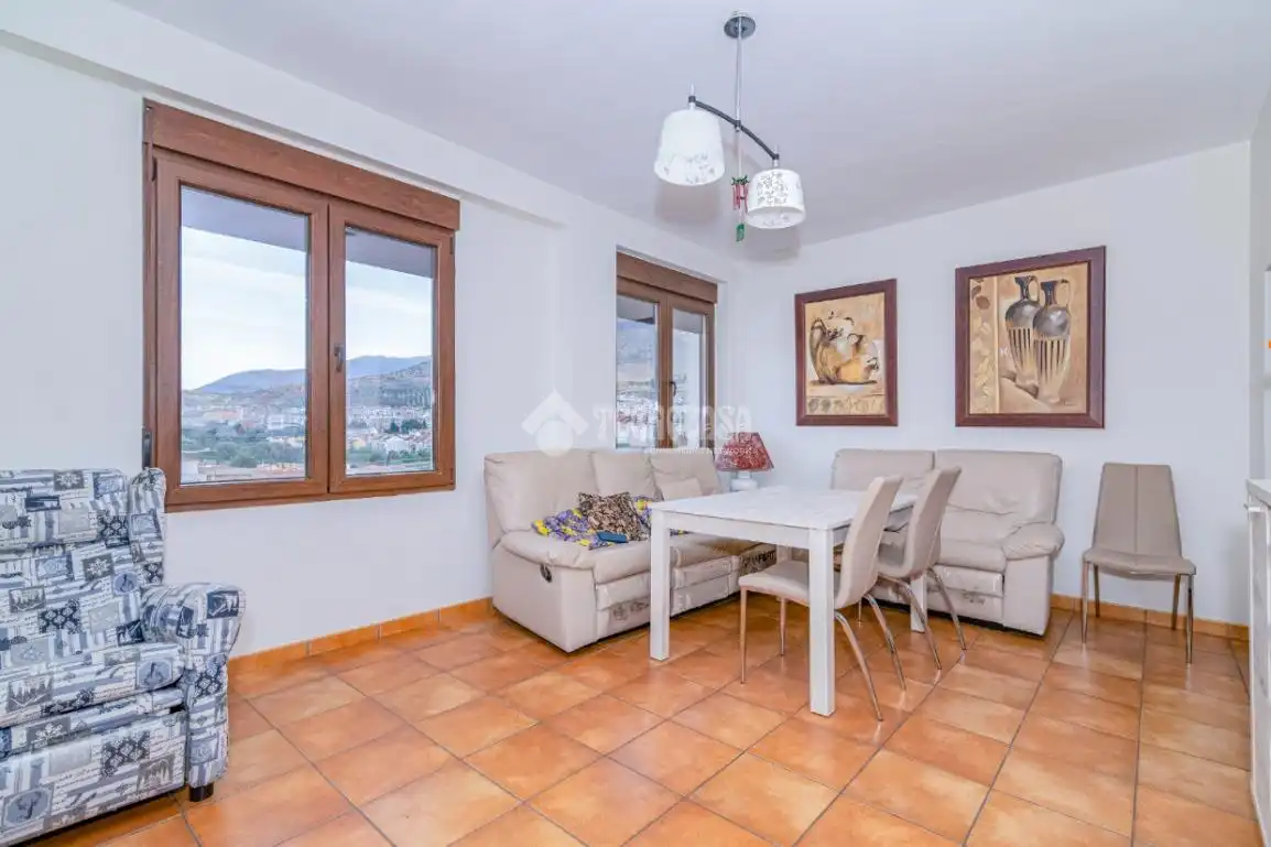 Sala d'estar de Casa adosada en venda en Loja amb Aire condicionat i Terrassa