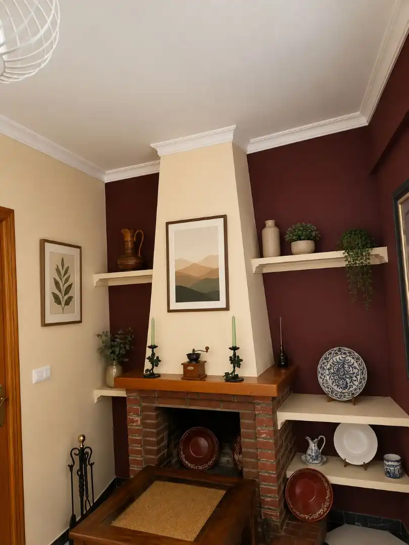 Sala de estar de Casa o chalet en venta en Álora con Amueblado, Horno y Lavadora