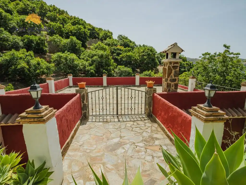 Terraza de Finca rústica en venta en Jete con Aire acondicionado, Jardín privado y Terraza