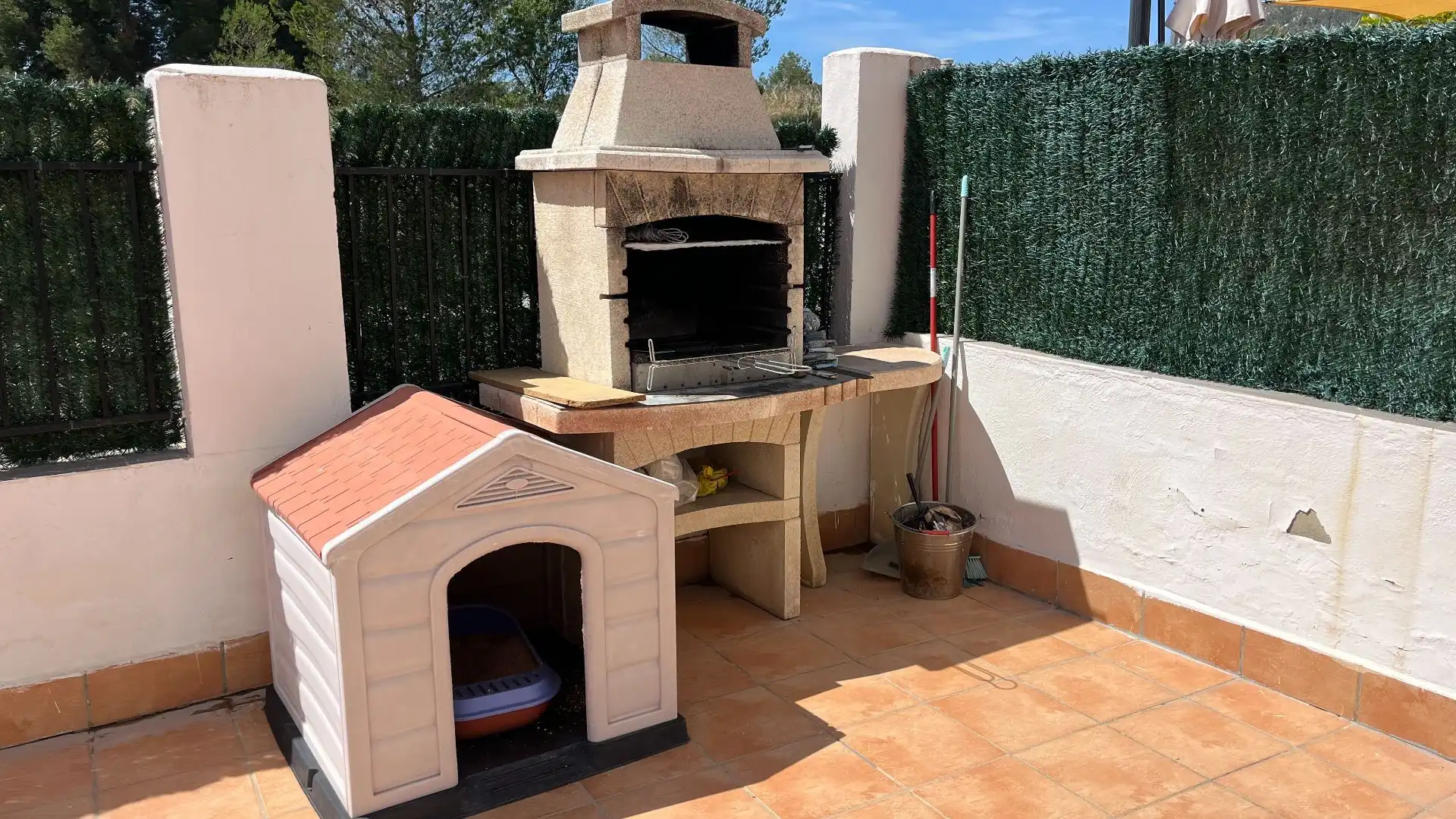 Terraza de Casa o chalet en venta en Polop con Aire acondicionado, Jardín privado y Terraza
