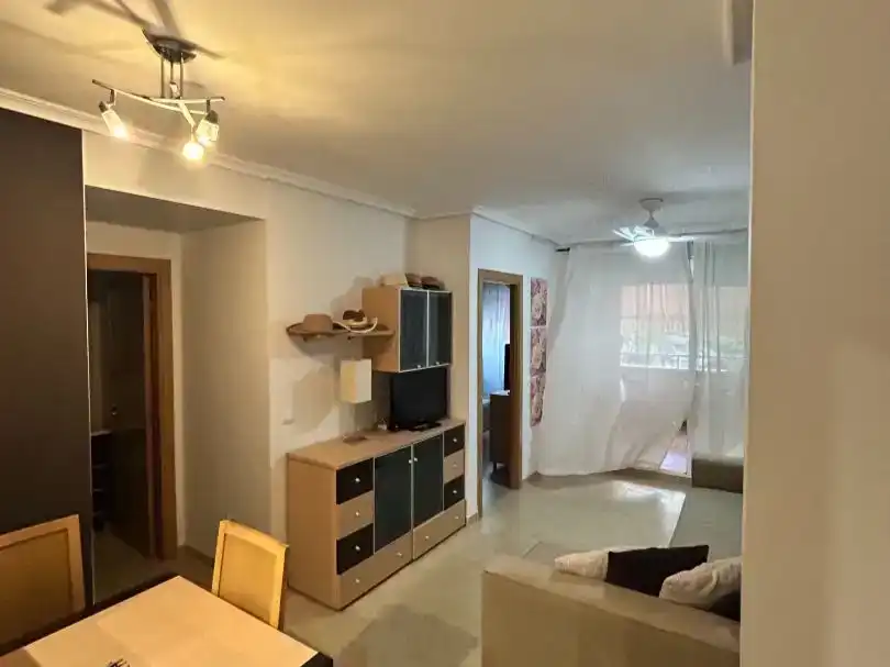 Sala d'estar de Apartament en venda en Oropesa del Mar / Orpesa amb Aire condicionat, Piscina i Balcó