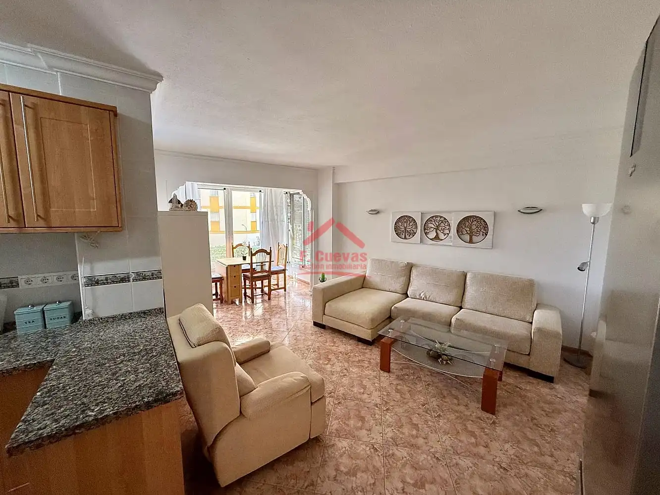 Sala de estar de Apartamento en venta en Vélez-Málaga con Aire acondicionado, Calefacción y Jardín privado